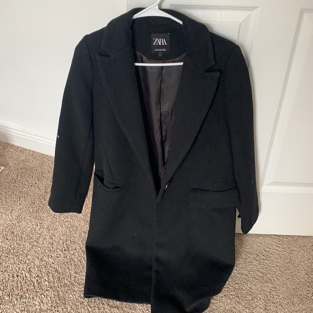 Zara Winter black coat